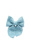 Siena Girls Tweed Hairbow, Blue