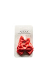 Siena Girls Set of 3 Bows, Coral