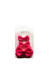 Siena Girls Set of 3 Bows, Pink