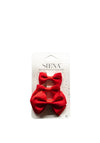 Siena Girls Set of 3 Bows, Red