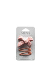 Siena Girls Gingham Set of Clips, Pink