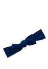 Siena Baby Girl Small Knot Bow Headband, Navy