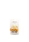Siena Girls Bow Hair Bobbles and Glitter Clips, Mustard