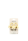 Siena Girls Bow Hair Bobbles and Glitter Clips, Cream