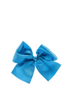 Siena Girls Satin Large Bow, Blue