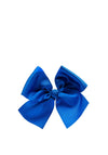 Siena Girls Satin Large Bow, Blue