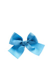 Siena Girls Medium Satin Bow, Blue