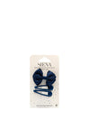 Siena Girls Bow and Set Of Clips, Navy