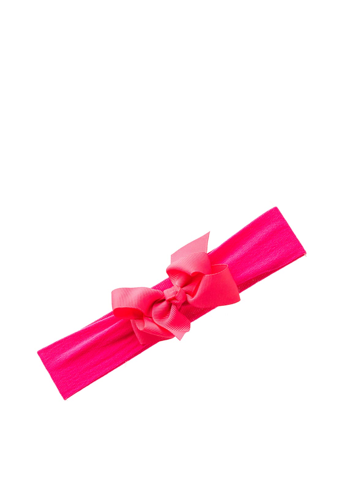 Siena Girls Headband With Bow, Hot Pink