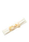 Siena Girls Headband With Bow, Cream