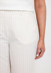Simple Wish Curve Beatrice Wide Leg Trousers, Cream