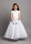 Poinsettia 1338 Communion Dress, White