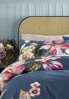 Simply Home Floral Hummingbird Print Duvet Cover, Green Multi