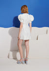 Sister Jane Milos Brooches Mini Dress, Cream