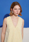 Sister Jane Lemon Zest Embellished Mini Dress, Yellow