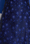 Sister Jane Azure Jacquard Midi Dress, Cobalt Blue