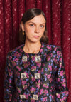 Sister Jane Fortunes Floral Jacquard Jacket, Black Multi