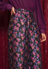 Sister Jane Fortunes Floral Jacquard Trousers, Black Multi