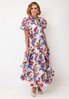 Sister Jane Azur Bloom Jacquard Maxi Dress, Pearl Ivory