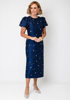 Sister Jane Cosmo Embellished Midi Dress, Blue