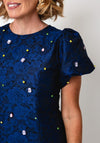 Sister Jane Cosmo Embellished Midi Dress, Blue