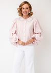 Sister Jane Romantic Rhinestone Detail Top, Blush Pink