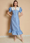 SISTER JANE ALICE JACQUARD MIDI DRESS