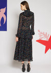 SISTER JANE ELODIE SPOT CHIFFON MAXI DRE