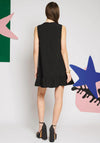 SISTER JANE RAYON APPLIQUE MINI DRESS
