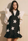 Sister Jane Dream Glow Flora Mini Dress, Black