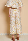 Sister Jane Mora Jacqaurd Wide Leg Trousers, Beige