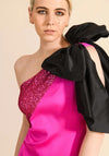 Sister By Caroline Kilkenny Kennedy Sequin Satin Maxi Dress, Pink