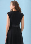 Sisters by Caroline Kilkenny Feya Sequin Panel Dress, Black