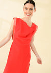 Sisters by Caroline Kilkenny Joop Asymmetric Dress, Soft Red