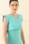 Sisters by Caroline Kilkenny Joop Embellished Dress, Sea Green