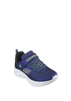 Skechers Boy Microspec Zovrix Trainer, Navy