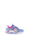 Skechers Toddler Girls Magical Collection S Lights Trainer, Purple