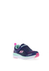 Skechers Girls Ultra Groove Waterproof Trainer, Navy Multi