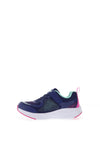 Skechers Girls Ultra Groove Waterproof Trainer, Navy Multi