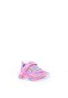 Skechers Baby Girl S Lights Eternal Heart Trainers, Pink