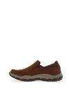 Skechers Respected Calum Slip-On Shoes, Dark Brown