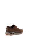 Skechers Crosser Felix Slip-Ins Trainers, Dark Brown