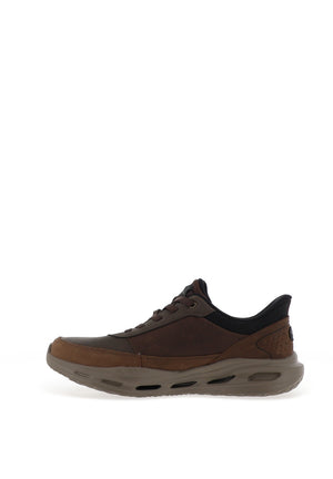 Skechers Arch Fit Moxley Slip Ins Trainers, Cocoa Brown