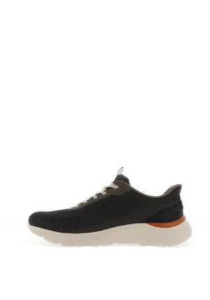 Skechers Garner Ellis Slip-Ins Trainers, Olive Green