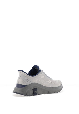 Skechers Zayder Slip Ins Trainers, Grey Multi