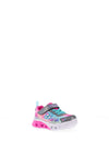 Skechers Girls Sweetheart Lights Simply Love Trainer, Pink Multi