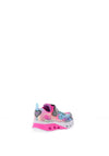Skechers Girls Sweetheart Lights Simply Love Trainer, Pink Multi