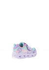 Skechers Toddler Girl Heart Lights Loving Reflection Trainer, Lavender