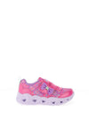 Skechers Toddler Girl Heart Lights Boogie Land Trainer, Pink