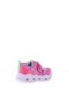 Skechers Toddler Girl Heart Lights Boogie Land Trainer, Pink